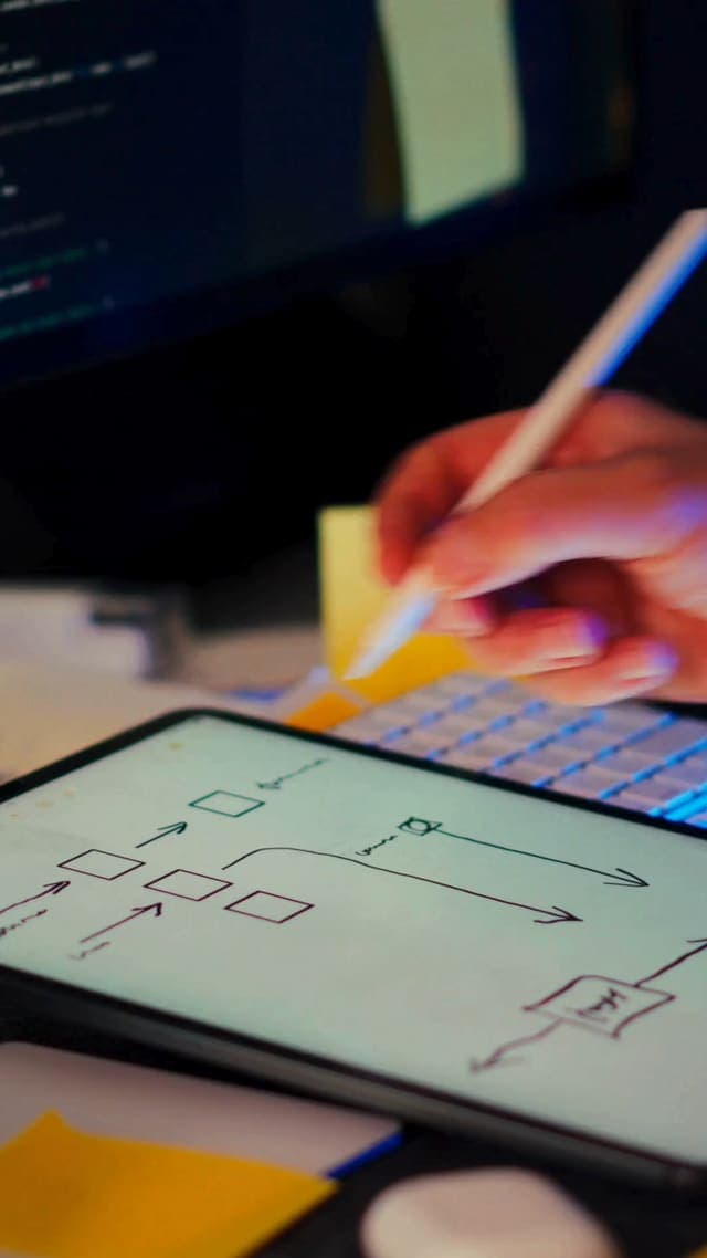 KrafNext team planning a product architecture