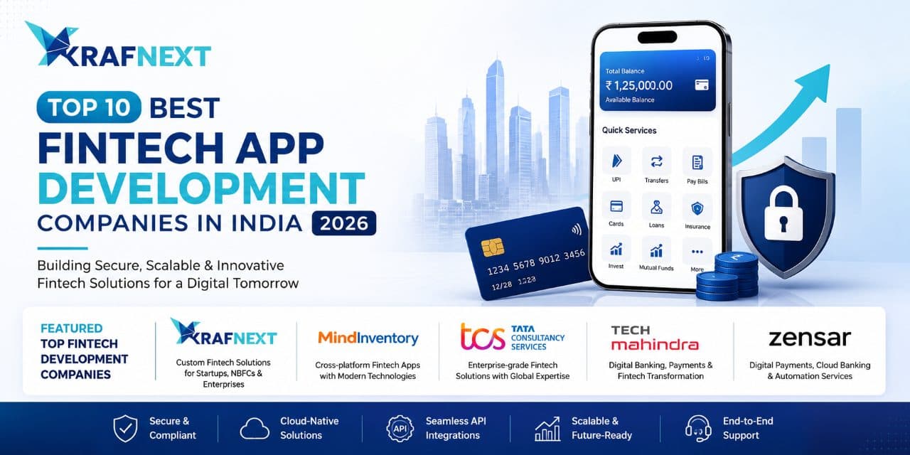 Best Fintech App Development Company in India | Top 10